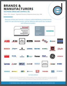 Electronic Drives and Controls Brands and Manufacturers