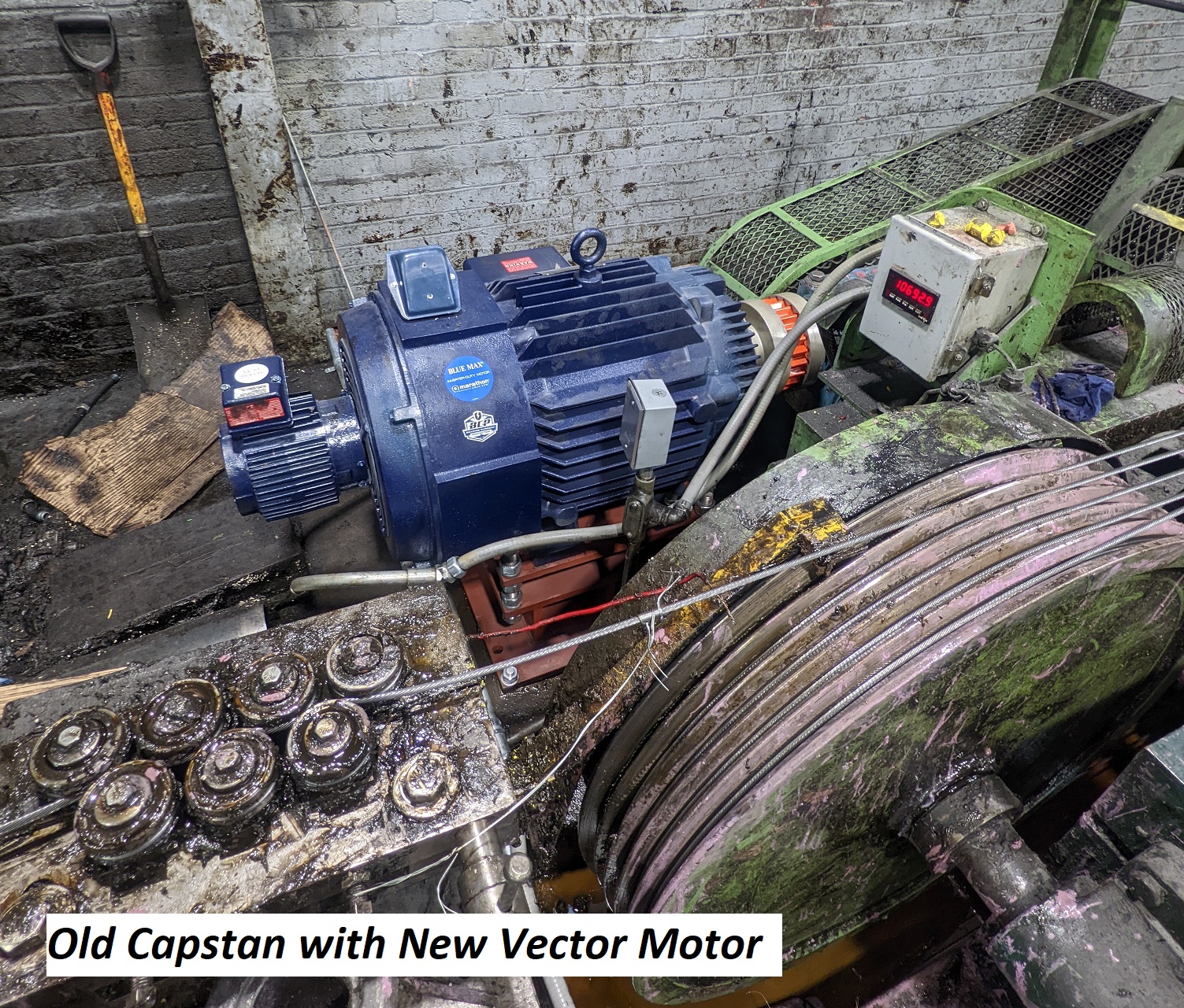 EDC Old Capstan - New Vector Motor