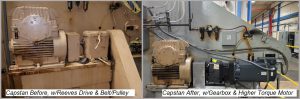 EDC - Capstan Retrofit Before & After
