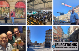 Collage of EDC's trip to Germany with Siemens