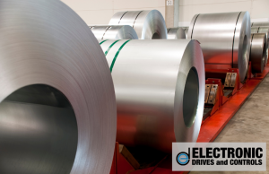 Huge rolls of tinplate